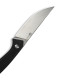 Ніж фіксований туристичний Civivi Carveth (9,1 см) AEB-L / G10 чорний з чохлом
