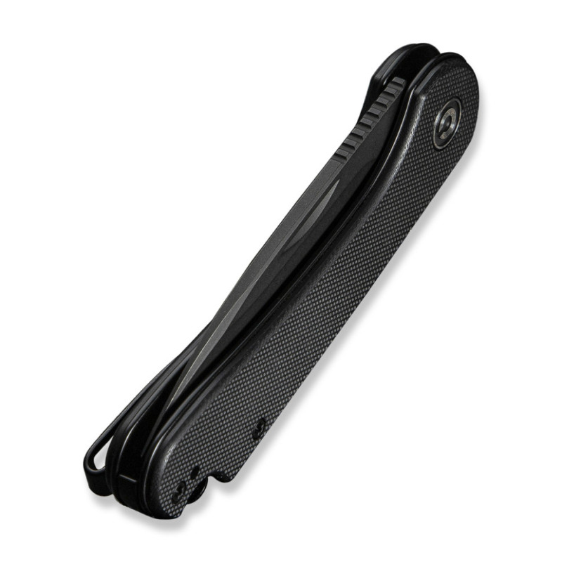 Ніж складаний кишеньковий Civivi Elementum Slip Joint, (7.5 см) 14C28N / G10 чорний