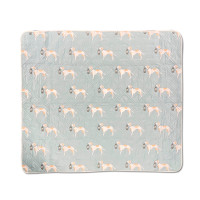 Килимок для пікніка Naturehike CNK2350WS010 170*200 см, блакитний із принтом