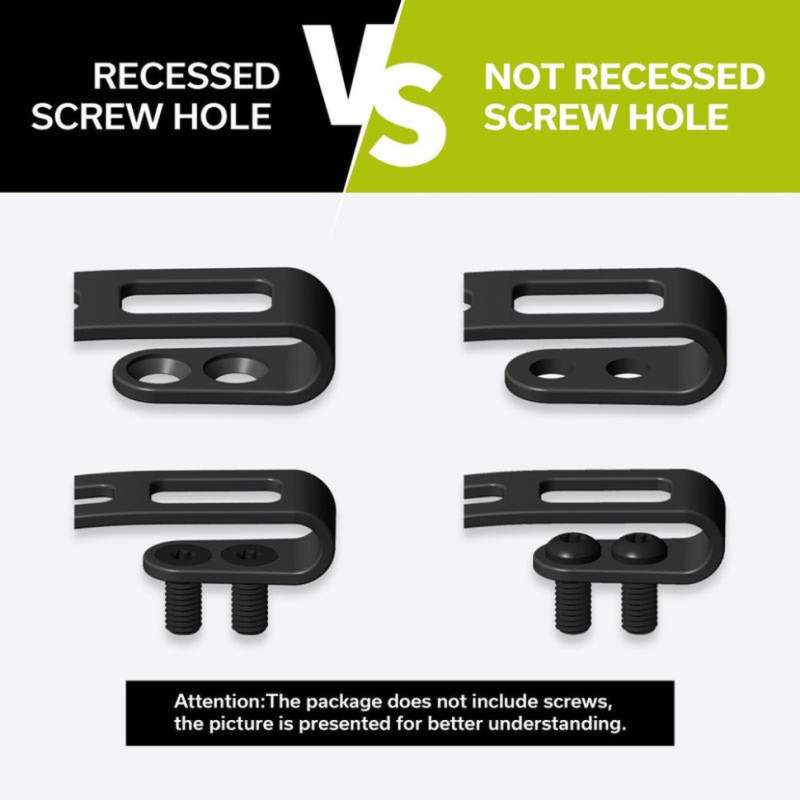 Кліпса кишенькова сталева чорна Civivi без гвинтів CA-05A-V1