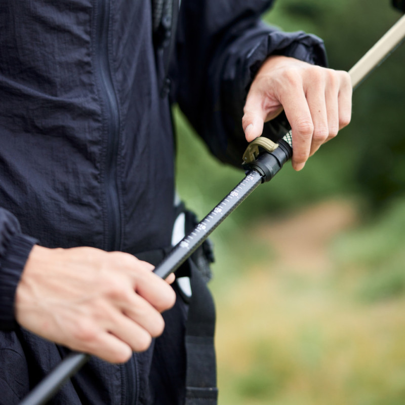 Трекінгова палиця 3-сек. Naturehike Hoar Trek EXT1 CNK2300DS010, 57-120 см, алюміній, коричнева