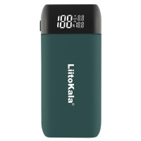 Зарядний пристрій-павербанк LiitoKala Lii-MP2 на 2 канали для акумуляторів, зелений