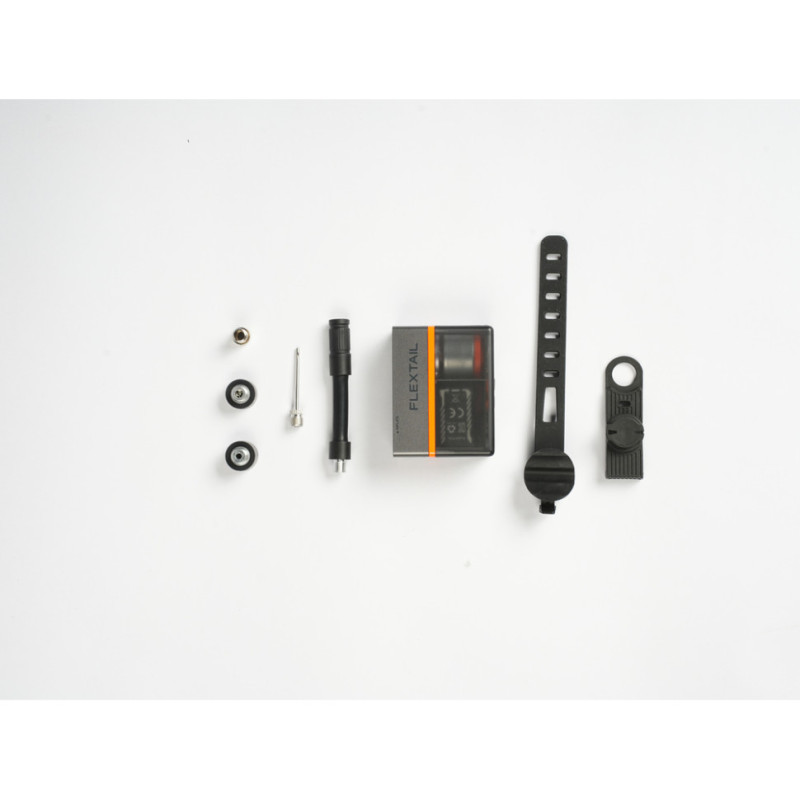 Велосипедний міні насос-задня фара Flextail Tiny Tire Pump ACS, чорний