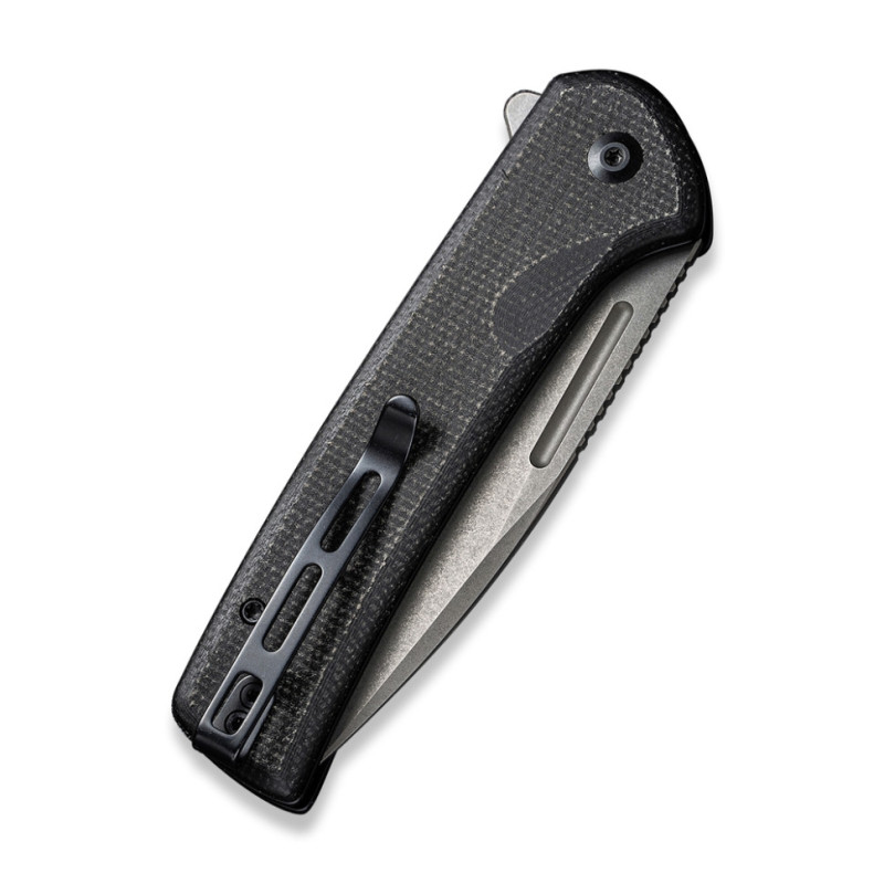 Ніж складаний туристичний Civivi Conspirator, (8.8 см) Nitro-V / Micarta чорний