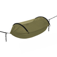 Гамак 3-в-1 з москітною сіткою Naturehike CNH22HJ001, 290×140 см, 210T поліестер, темно-зелений