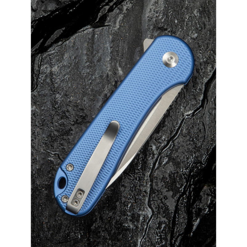 Ніж складаний кишеньковий Civivi Elementum II, (7.5 см) Nitro-V / Aluminum синій