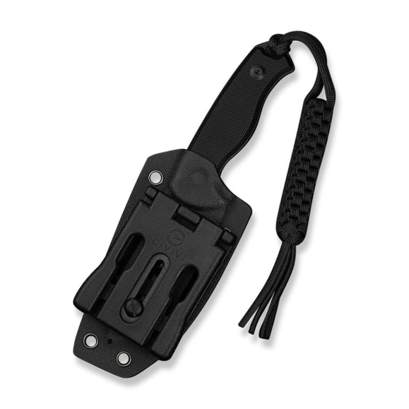 Ніж фіксований тактичний Civivi Timberbark, (8.1 см) 14C28N / G10 чорний