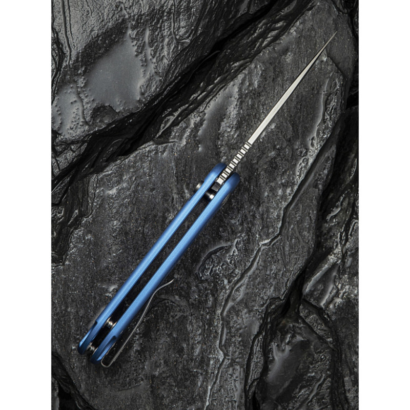 Ніж складаний кишеньковий Civivi Elementum II, (7.5 см) Nitro-V / Aluminum синій