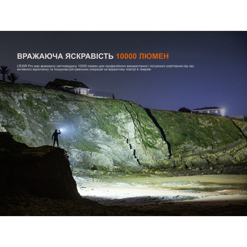 Ліхтар пошуковий ручний Fenix LR35R PRO | Лімітована серія