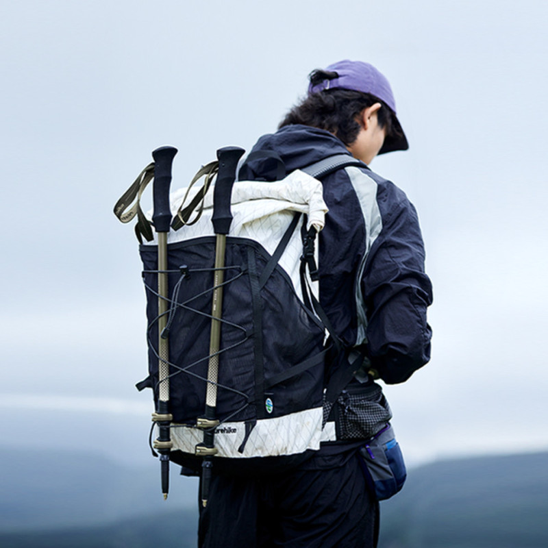 Трекінгова палиця 3-сек. Naturehike Hoar Trek EXT1 CNK2300DS010, 57-120 см, алюміній, коричнева