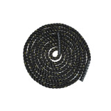 Канат для кроссфита EasyFit Battle Rope, Длина 9 м, Вес 8 кг, Полипропилен (PP), Винил, Чёрный