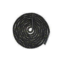 Канат для кроссфита EasyFit Battle Rope, Длина 9 м, Вес 8 кг, Полипропилен (PP), Винил, Чёрный