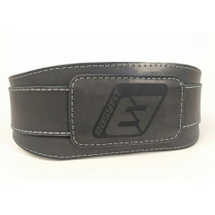 Атлетический пояс EasyFit Training Belt, кожа, M (75-95 см), черный