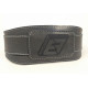 Пояс атлетический EasyFit Training Belt, Кожа, Размер М, Обхват 75-95 см, Черный