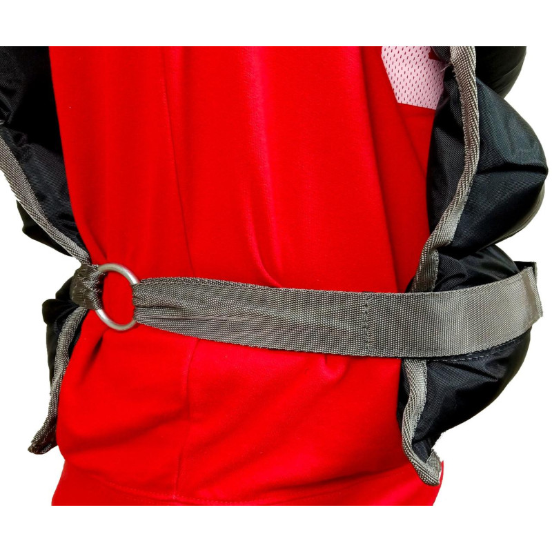 Жилет для утяжеления EasyFit, Вес 16 кг, Оксфорд, Песок, Черный