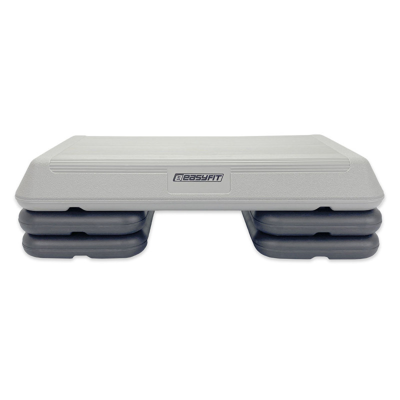 Степ-платформа EasyFit EasyFit Step-C 3-ступенчатая, 72×32,5 см, серый