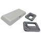 Степ-платформа EasyFit EasyFit Step-C 3-ступенчатая, 72×32,5 см, серый