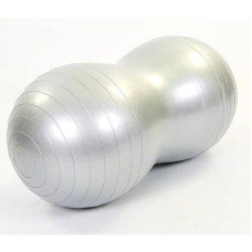 М'яч для фітнесу EasyFit Peanut (фітбол горіх-арахіс), Діаметр 45 см, Довжина 90 см, Сірий М'яч для фітнесу EasyFit Peanut (фітбол горіх-арахіс), Діаметр 45 см, Довжина 90 см, Сірий