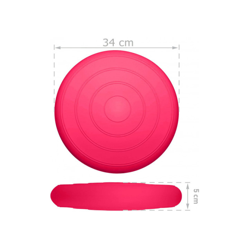 Балансувальна масажна подушка гладка EasyFit Balance Cushion Рожевий Балансувальна масажна подушка гладка EasyFit Balance Cushion Рожевий
