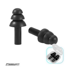 Беруші силіконові багаторазові EasyFit, чорні