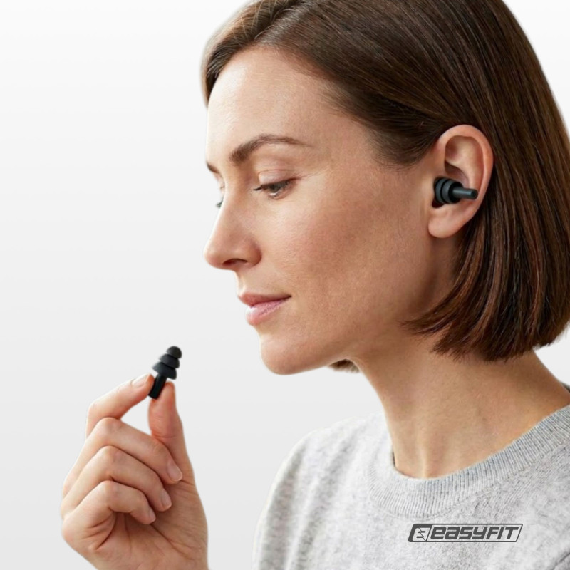 Беруши силиконовые многоразовые EasyFit черные