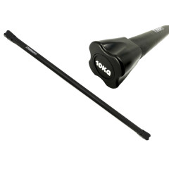 Бодибар (Body Bar) EasyFit (палка гимнастическая), Вес 10 кг, Металл, Неопрен, Чёрный