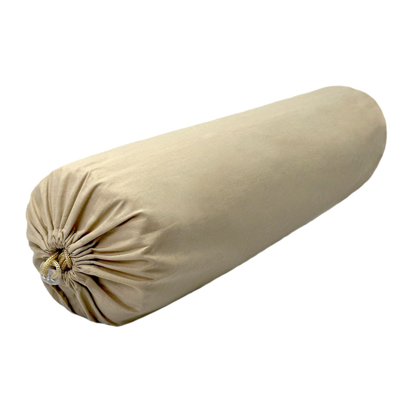 Чохол для валика масажного столу EasyFit, Довжина 60 см, Бавовна, Бежевий