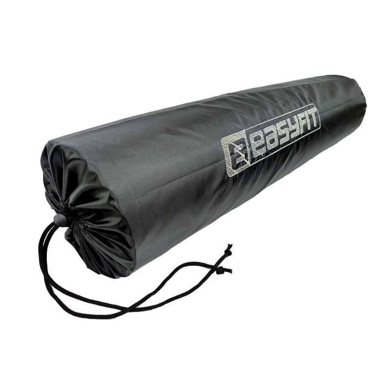 Чехол для коврика EasyFit, Длина 60 см, Диаметр 17 см, Полиэстер, Черный, Для хранения и транспортировки спортивного коврика