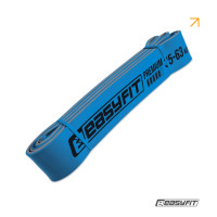 Двошарова резинка для підтягування та спорту EasyFit Premium, Опір 35-63 кг, Довжина 200 см, Ширина 4,4 см, Товщина 4,5 мм, Латекс, Синій