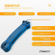 Двухслойная резинка для подтягиваний и спорта EasyFit Premium, Сопротивление 35-63 кг, Длина 200 см, Ширина 4,4 см, Толщина 4,5 мм, Латекс, Синий