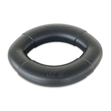 Еспандер кистьовий EasyFit Elliptic, Діаметр 10 см, Опір 32 кг, Силікон, Чорний