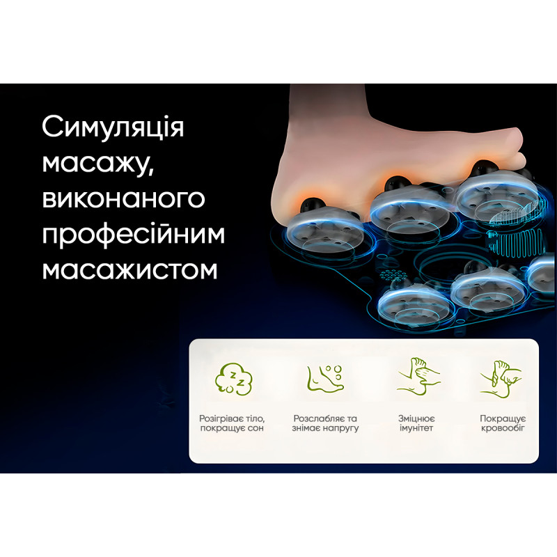 Массажная ванночка для ног EasyFit с подогревом (электрический массажер для стоп), 6 массажных элементов, Размер 40×38×34 см, Складная, Бело-серый