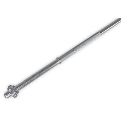 Гриф для штанги EasyFit прямой, 1,5 м, Ø28 мм, 6,5 кг, сталь, хром
