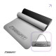 Двухслойный коврик EasyFit для пилатеса, фитнеса и йоги, 183x61 см, толщина 6 мм, TPE/TC, ECO-Friendly, серо-черный