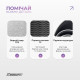 Двухслойный коврик EasyFit для пилатеса, фитнеса и йоги, 183x61 см, толщина 6 мм, TPE/TC, ECO-Friendly, серо-черный