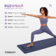 Двошаровий килимок EasyFit для пілатесу, фітнесу та йоги, 183x61 см, товщина 6 мм, TPE/TC, ECO-Friendly, синьо-блакитний