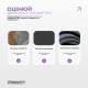 Килимок EasyFit Light VioletMoon для йоги, довжина 183 см, каучук/замша, фіолетовий
