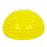 Півсфера масажна кіндербол EasyFit, М'яка, Діаметр 16 см, Висота 8 см, Гума, Жовтий