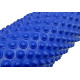 Массажный ролик (валик) EasyFit Grid Roller Light, Длина 33 см, Диаметр 14 см, Каркас из высокопрочного пластика, Пена EVA с массажной поверхностью 3D, для МФР, фитнеса, йоги и реабилитации, Синий