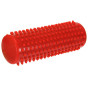 Массажный цилиндр EasyFit с шипами, Длина 15 см, Диаметр 5 см, ПВХ, для МФР, снятия напряжения и самомассажа, Красный