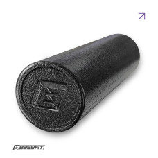 Массажный ролик (валик) EasyFit PolyFoam Roller, длина 45 см, диаметр 14,5 см, экструдированный полипропилен (EPP), для МФР, фитнеса, йоги и реабилитации