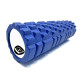 Масажний ролик (валик) EasyFit Grid Roller v.2.1, Довжина 45 см, Діаметр 14 см, Каркас із високоміцного пластику, Піна EVA з масажною поверхнею 3D, для МФР, фітнесу, йоги та реабілітації, Синій