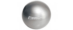 М'яч для фітнеса EasyFit, Діаметр 85 см, Максимальне навантаження 120 кг, ПВХ, Сірий