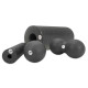 Набор для массажа и МФР EasyFit MioSet-3 (4в1) с сумкой, черный