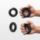Набір кистьових еспандерів EasyFit GripKit 6 в 1 для комплексного тренування рук, чорний