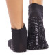Носки EasyFit для йоги, пилатеса и танцев с антискользящей подошвой, разделенными пальцами, размер (36-40), хлопок с полиэстером, черный