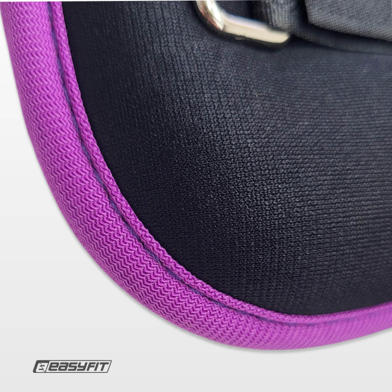 Обтяжувачі для ніг і рук EasyFit Comfort з металом (пара), 1,5 кг, чорно-фіолетові