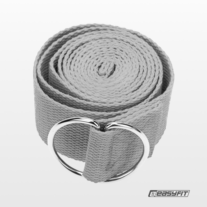 Ремень для йоги EasyFit серый