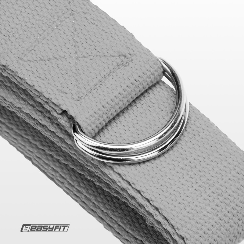 Ремень для йоги EasyFit серый