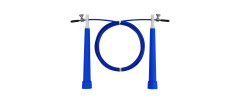 Скоростная скакалка EasyFit Speed Cable Rope, Длина до 3 м, Сталь, Пластик, Синий
